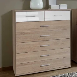 Wohnen Kommoden<90x103x40 Kommode mit sieben Schubladen - Fabricus