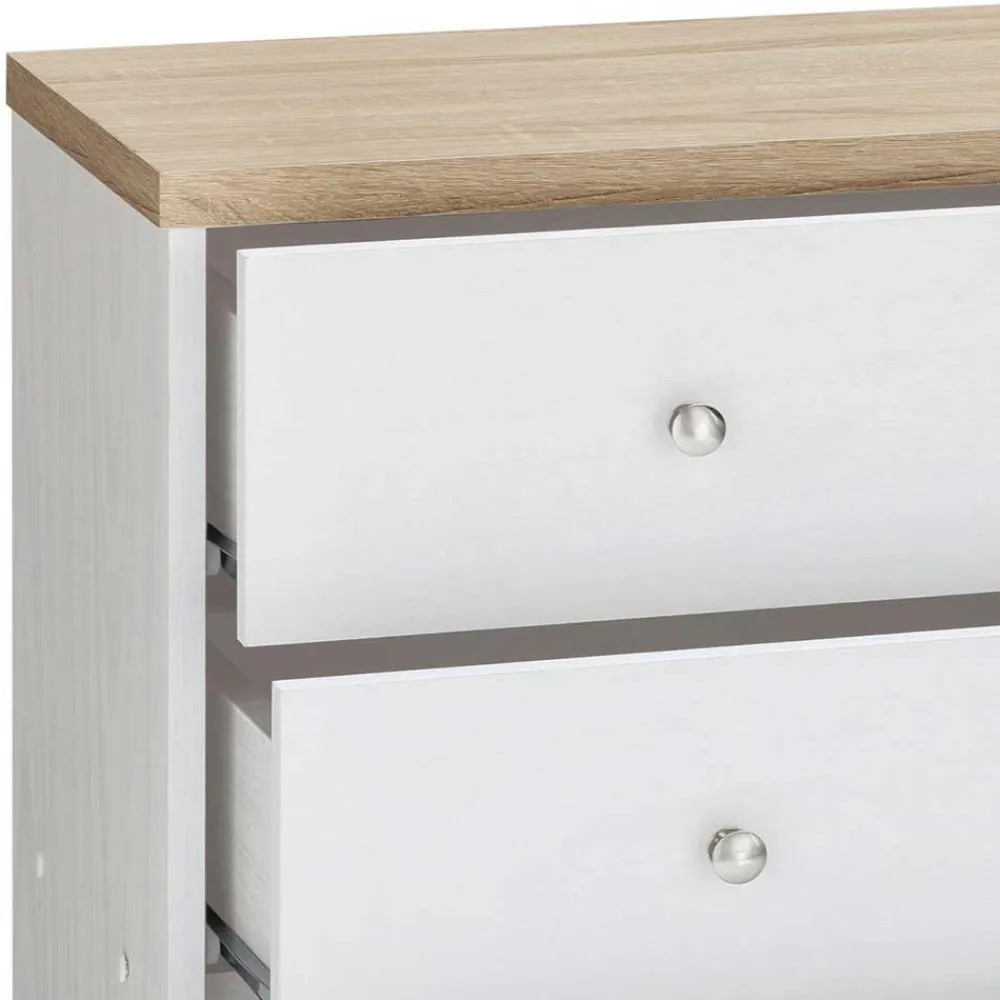 Wohnen Kommoden<80x80x35 Kommode mit vier Schubladen - Nudion