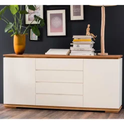 Wohnen Sideboards<172x81x40 Kommode zweifarbig - Vangels