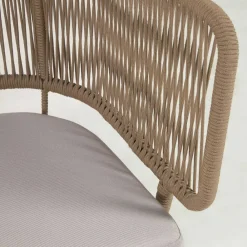 Wohnen Sitzbank<135x80x65 Kordelgeflecht Sofa mit Sitzpolster - Membres