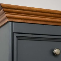 Wohnen Sideboards<167x85x45 Landhaus Anrichte in Grau & Eiche - Witenga