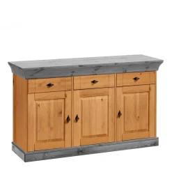 Wohnen Sideboards<144x84x45 Landhaus Anrichte mit drei Schubladen - Eshelas I