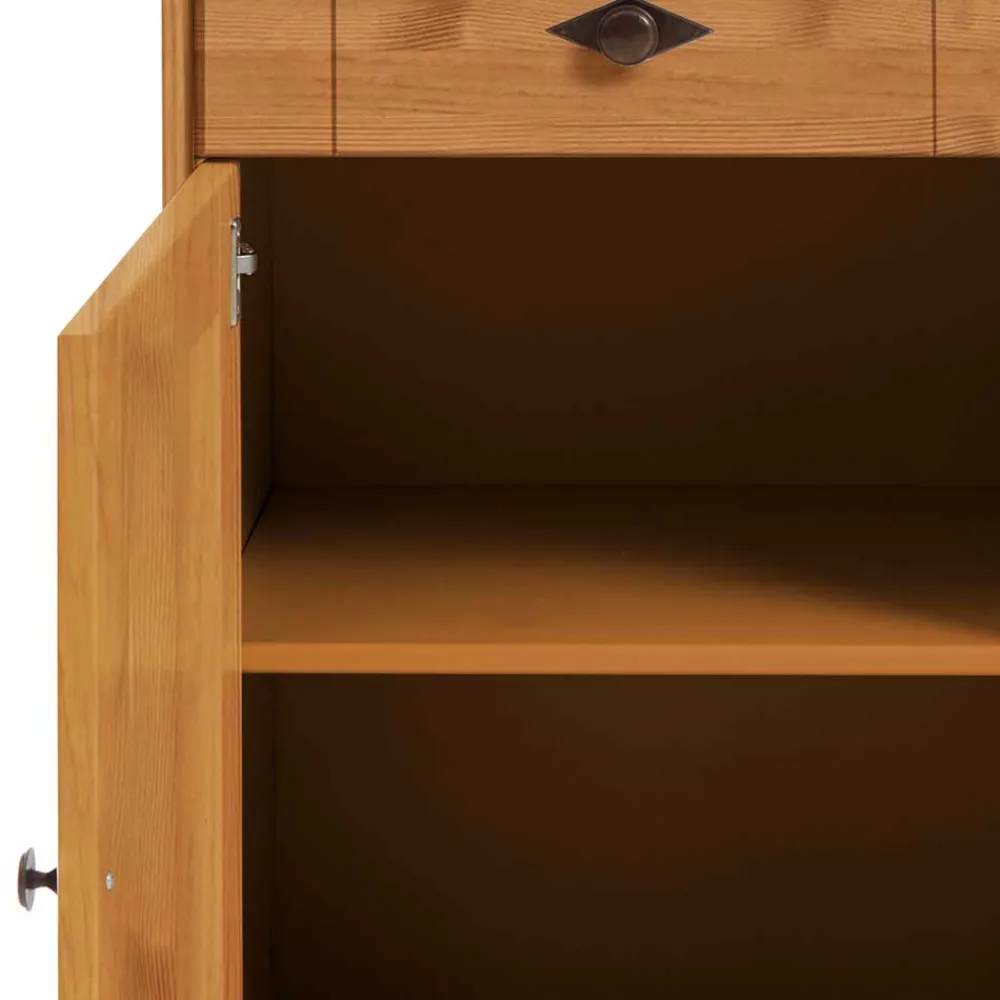 Wohnen Sideboards<144x84x45 Landhaus Anrichte mit drei Schubladen - Eshelas I