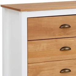 Wohnen Sideboards<140x80x35 Landhaus Anrichte mit Metallgriffen - Xasimir