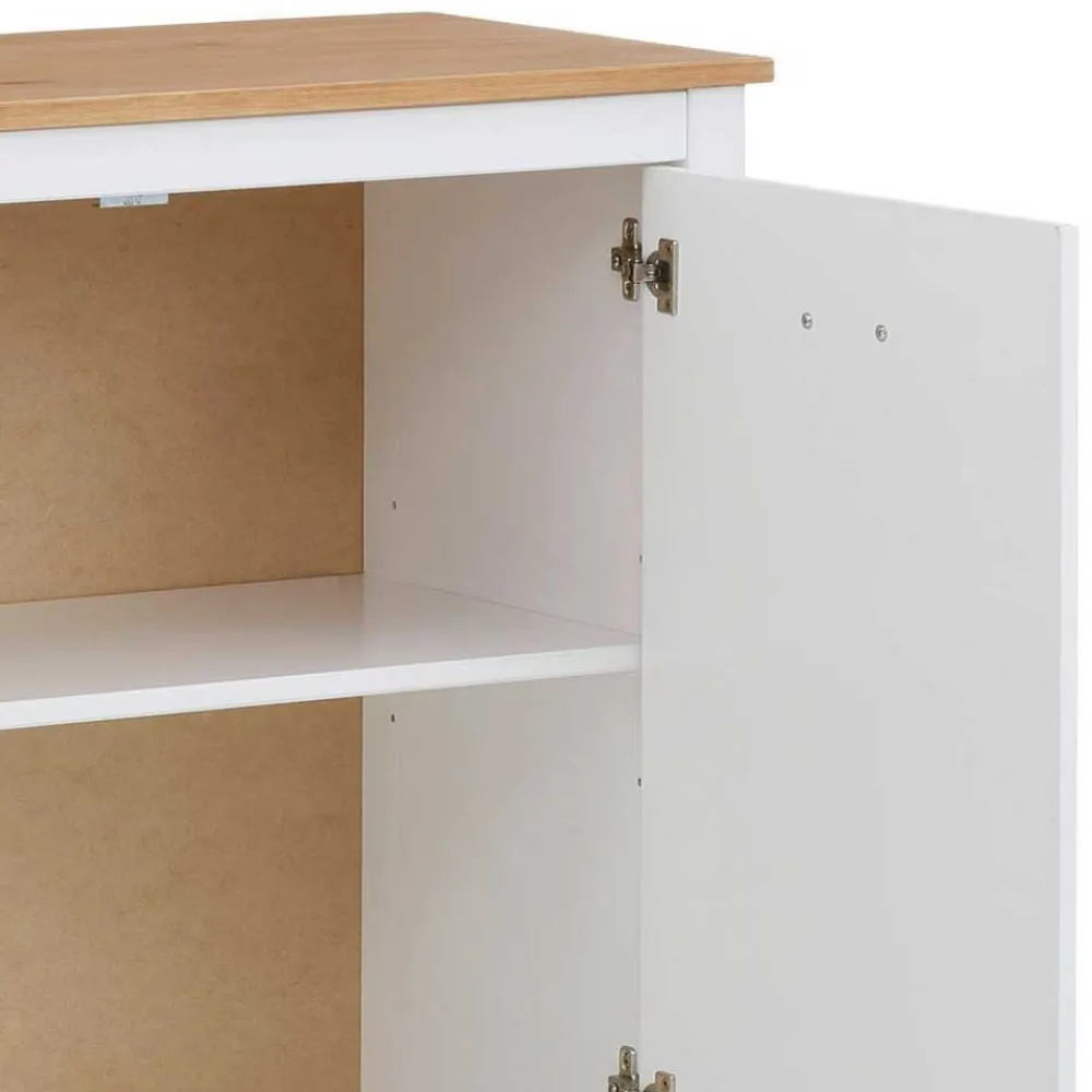 Wohnen Sideboards<140x80x35 Landhaus Anrichte mit Metallgriffen - Xasimir