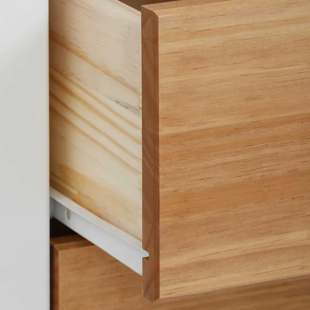 Wohnen Sideboards<140x80x35 Landhaus Anrichte mit Metallgriffen - Xasimir