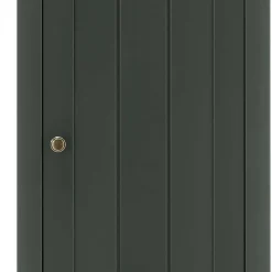Wohnen Schränke<50x197x43 Landhaus Dielenschrank in Dunkelgrün - Niestov