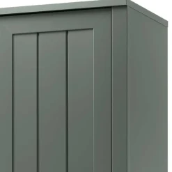 Wohnen Schränke<50x197x43 Landhaus Dielenschrank in Dunkelgrün - Niestov