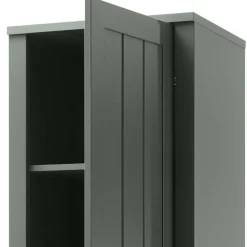 Wohnen Schränke<50x197x43 Landhaus Dielenschrank in Dunkelgrün - Niestov