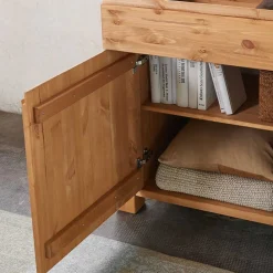 Wohnen Sideboards<122x88x44 Landhaus Holzkommode aus Kiefer - Delamaro