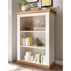 Wohnen Regale<102x139x44 Landhaus Regal mit 3 Fächern - Diatara
