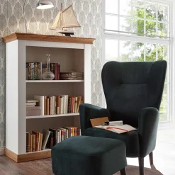 Wohnen Regale<102x139x44 Landhaus Regal mit 3 Fächern - Diatara