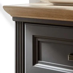 Wohnen Sideboards<171x102x48 Landhaus Sideboard in Grau - Thumbs