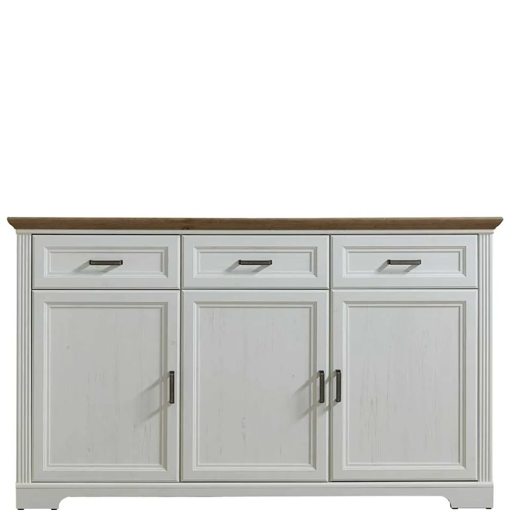 Wohnen Sideboards<166x102x48 Landhaus Sideboard mit Türen - Sinolita