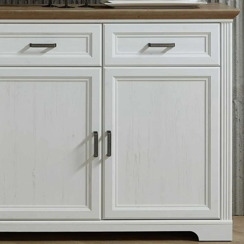 Wohnen Sideboards<166x102x48 Landhaus Sideboard mit Türen - Sinolita