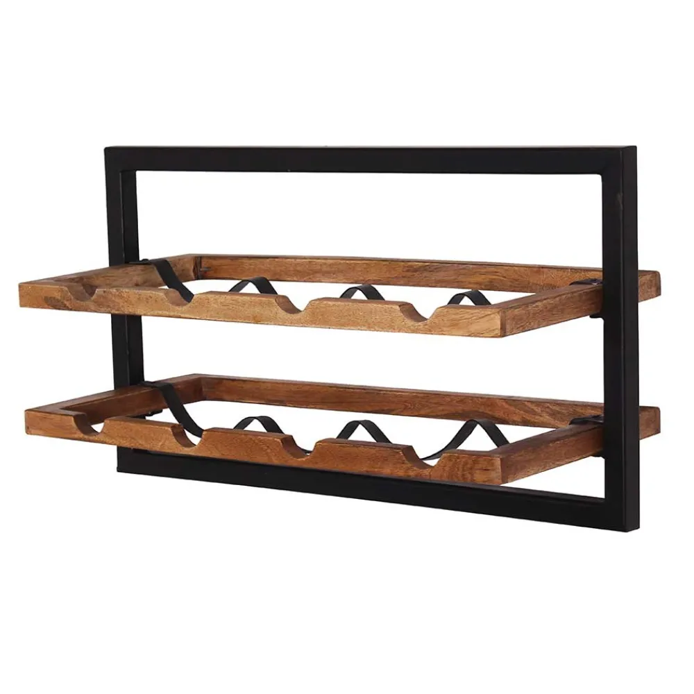 Wohnen Regale<65x25x35 Loft Weinregal für die Wand - Mendoza