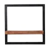 Wohnen Regale<35x25x35 Loft-Wandregal mit Altmetall-Rahmen - Mendoza