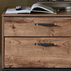 Wohnen Tv & Hifi-Möbel|Lowboards<175x62x48 Lowboard für Fernseher in Holz Optik - Xindus
