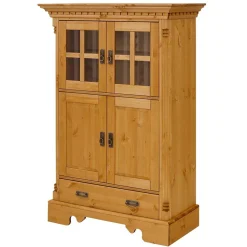 Wohnen Schränke<100x147x45 Massivholz Highboard im Landhaus Stil - Fausanda