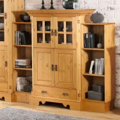 Wohnen Schränke<100x147x45 Massivholz Highboard im Landhaus Stil - Fausanda