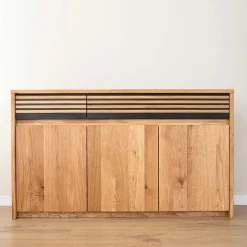 Wohnen Sideboards<150x88x42 Massivholz Sideboard aus Eiche - Agusto