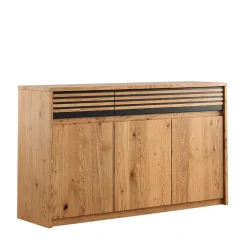 Wohnen Sideboards<150x88x42 Massivholz Sideboard aus Eiche - Agusto