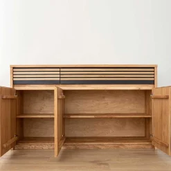 Wohnen Sideboards<150x88x42 Massivholz Sideboard aus Eiche - Agusto