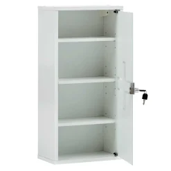 Wohnen Schränke<34x72x20 Medizinschrank mit Glastür abschließbar - Spanola