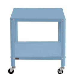 Wohnen Tische<46x48x46 Metall Beistelltisch in Petrol Blau - Fotios