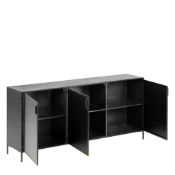 Wohnen Sideboards<160x72x35 Metall Sideboard mit drei Türen - Magde