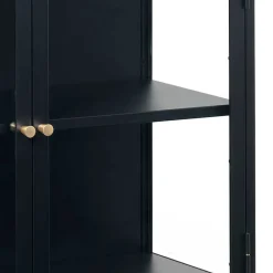 Wohnen Vitrinen<170x85x40 Metall Sideboard mit vier Glastüren - Butoaie