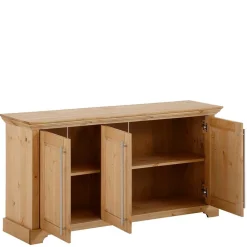 Wohnen Sideboards<132x70x39 Moderne Holzkommode mit drei Türen - Noellisa