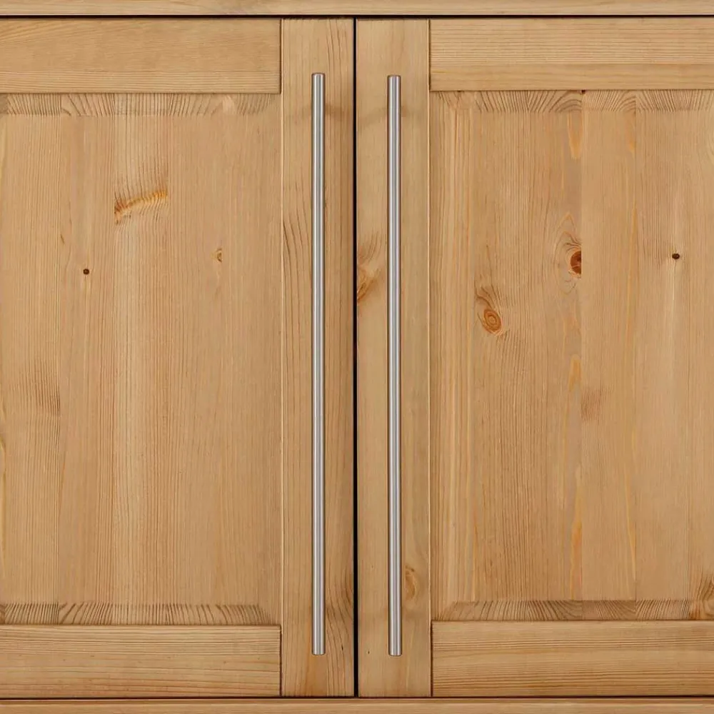 Wohnen Sideboards<132x70x39 Moderne Holzkommode mit drei Türen - Noellisa