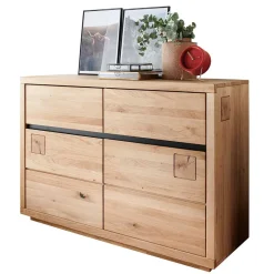 Wohnen Sideboards<120x85x40 Moderne Kombi-Kommode auf Sockel - Embleys