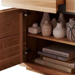 Wohnen Sideboards<120x85x40 Moderne Kombi-Kommode auf Sockel - Embleys