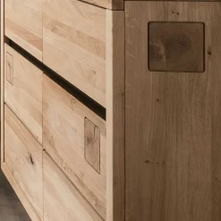 Wohnen Sideboards<120x85x40 Moderne Kombi-Kommode auf Sockel - Embleys