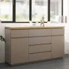 Wohnen Sideboards<150x86x40 Moderne Kombi-Kommode in Taupe - Anja
