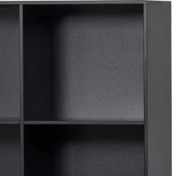 Wohnen Regale<100x155x40 Moderner Schrank in Schwarz - Nick