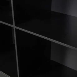 Wohnen Regale<100x155x40 Moderner Schrank in Schwarz - Nick