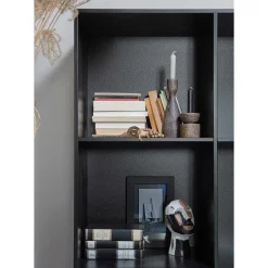 Wohnen Regale<100x155x40 Moderner Schrank in Schwarz - Nick