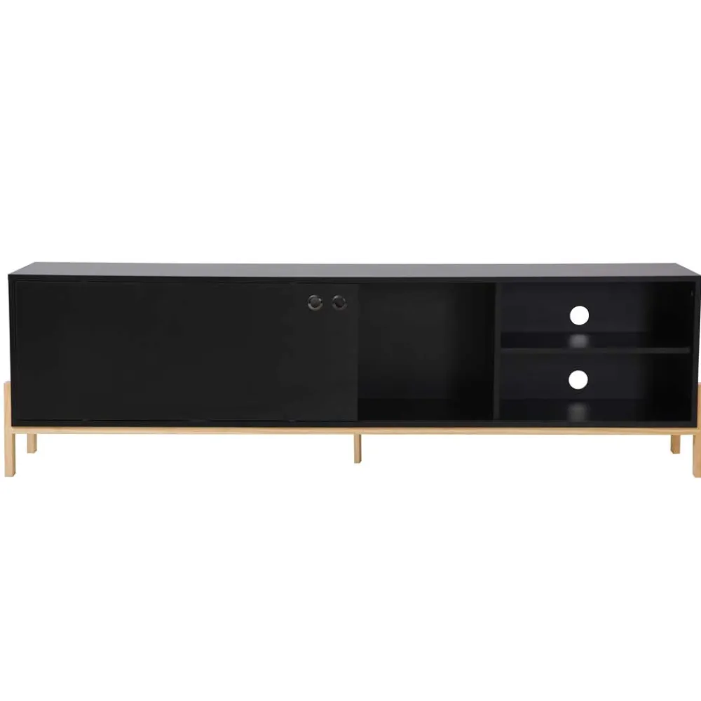 Wohnen Tv & Hifi-Möbel|Lowboards<185x54x34 Moderner TV Unterschrank mit Schiebetür - Penanza
