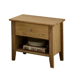 Wohnen Kommoden<47x50x37 Nachtkommode aus Wildeiche Massivholz - Cilian