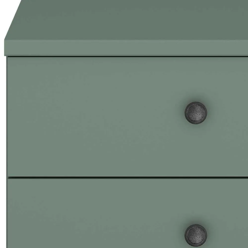 Wohnen Kommoden<50x57x36 Nachtkommode in Graugrün - Rajavo