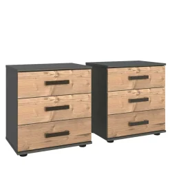 Wohnen Kommoden<52x58x38 Nachtkommode in Tanne Dekor - Ardila