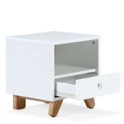 Wohnen Kommoden<40x40x35 Nachtschrank mit Fach & Schublade - Kinfada