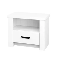 Wohnen Kommoden<60x52x44 Nachttisch mit Regalfach - Imtreba