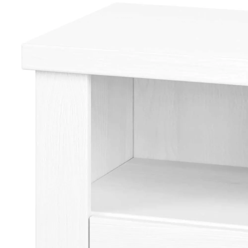 Wohnen Kommoden<60x52x44 Nachttisch mit Regalfach - Imtreba