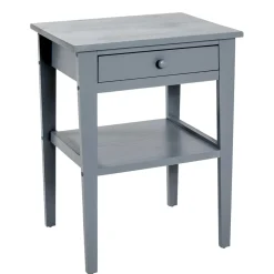Wohnen Kommoden<46x60x35 Nachttisch mit Schublade & Ablageboden - Vertes