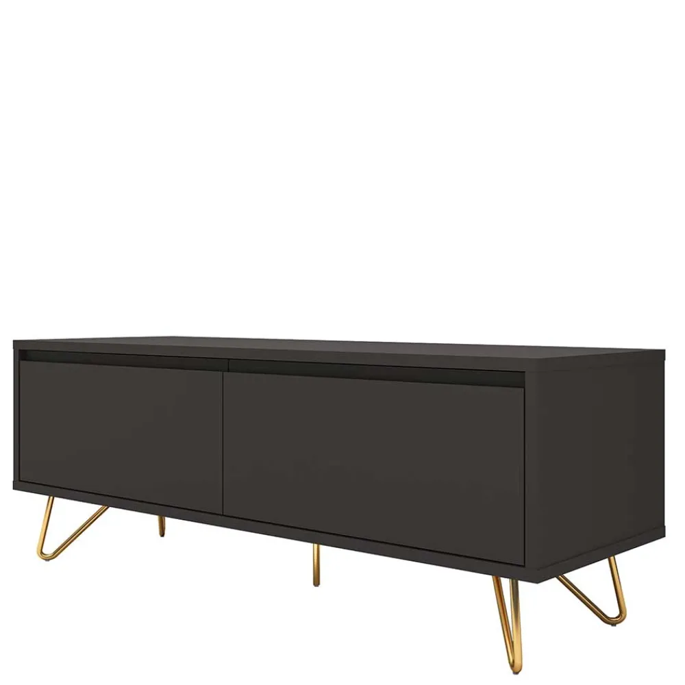 Wohnen Tv & Hifi-Möbel|Lowboards<120x45x40 Niedrige Kommode mit Klappe & Schublade - Tascam