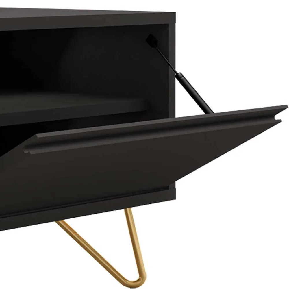 Wohnen Tv & Hifi-Möbel|Lowboards<120x45x40 Niedrige Kommode mit Klappe & Schublade - Tascam